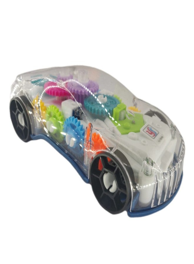 JNiL Transparent car 3D Concept Super Car Toy for Kids with 360 Degree Rotation, Gear Simulation Mechanical Car Technology w/d Sound & Light Toys for Kids Boys & Girls Toys & Games - Image 5